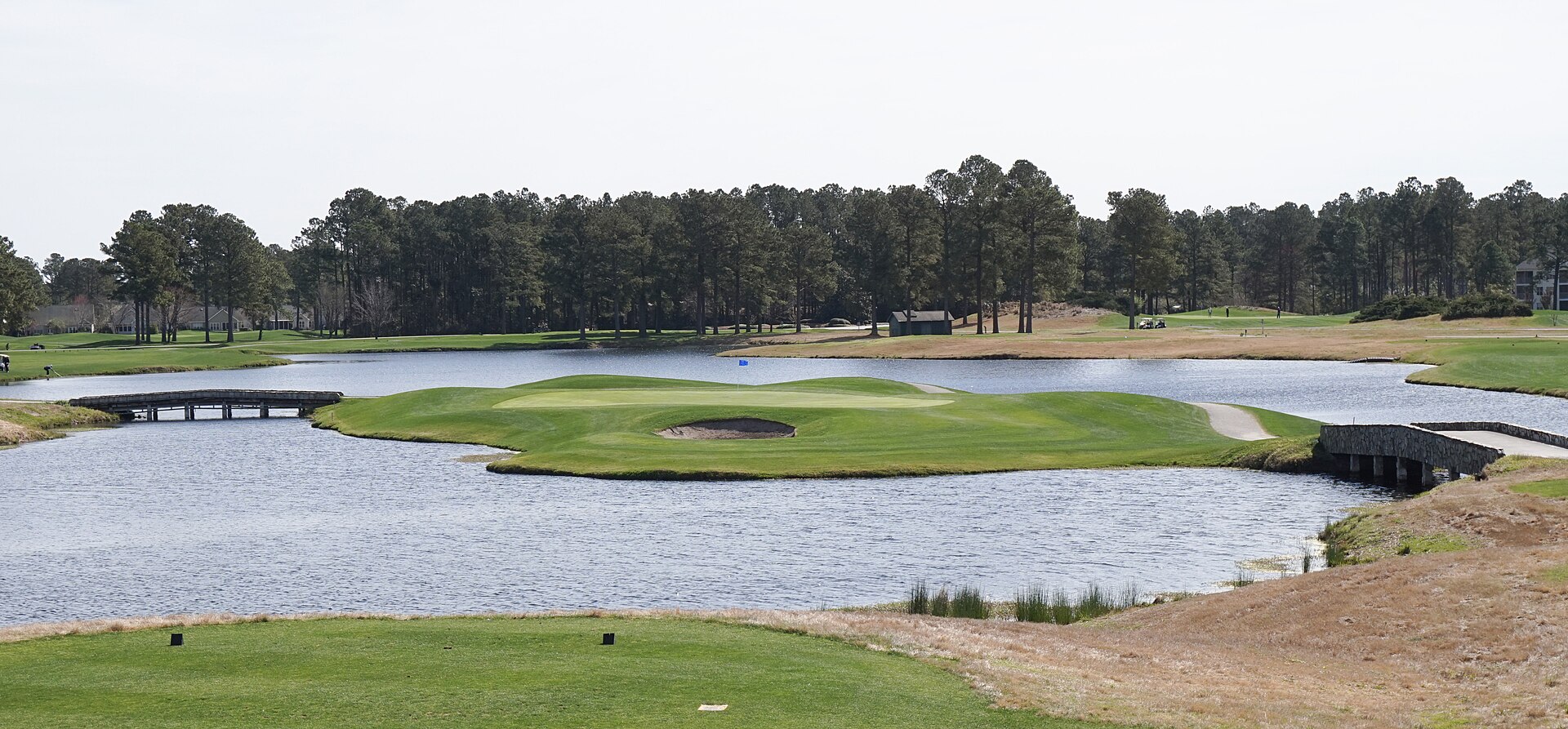 The seventeenth green at The Wizard Golf Club in Myrtle Beach